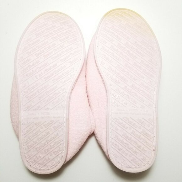 Tender Tootsies slippers pink size S french terry - Picture 9 of 9
